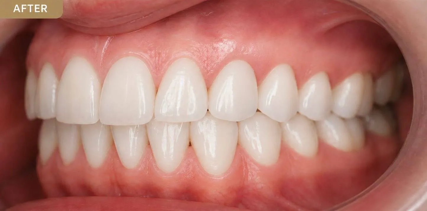 Implanturi & coroane zirconia — După